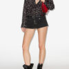 Zijden blouse met stippenprint
