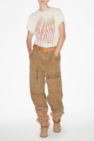 Zoeline katoenen T-shirt met logo
