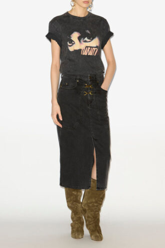 Zoeline katoenen T-shirt met print