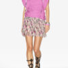 Zohra geweven jersey top