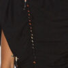 Zohra geweven jersey top
