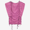 Zohra geweven jersey top