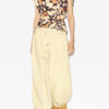 Zohra Top van geweven jersey met print
